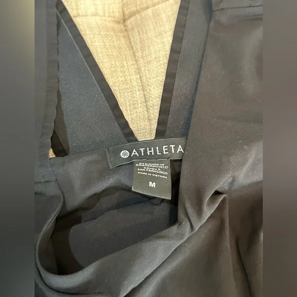 Athleta Women’s Black Savannah Strap Mini Dress NWOT - Medium - Picture 11 of 11